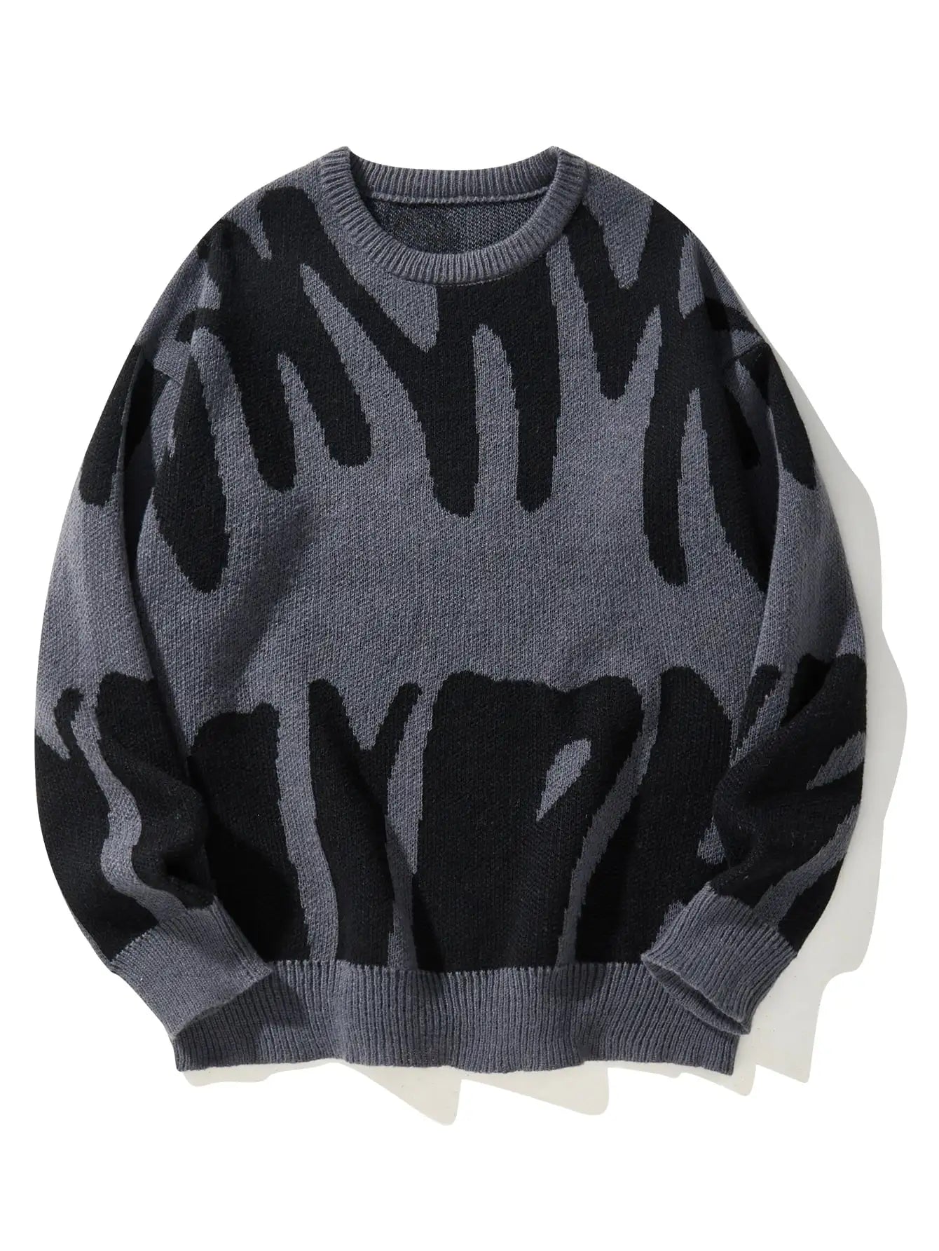 Men’s Jacquard Knit Pullover Sweater