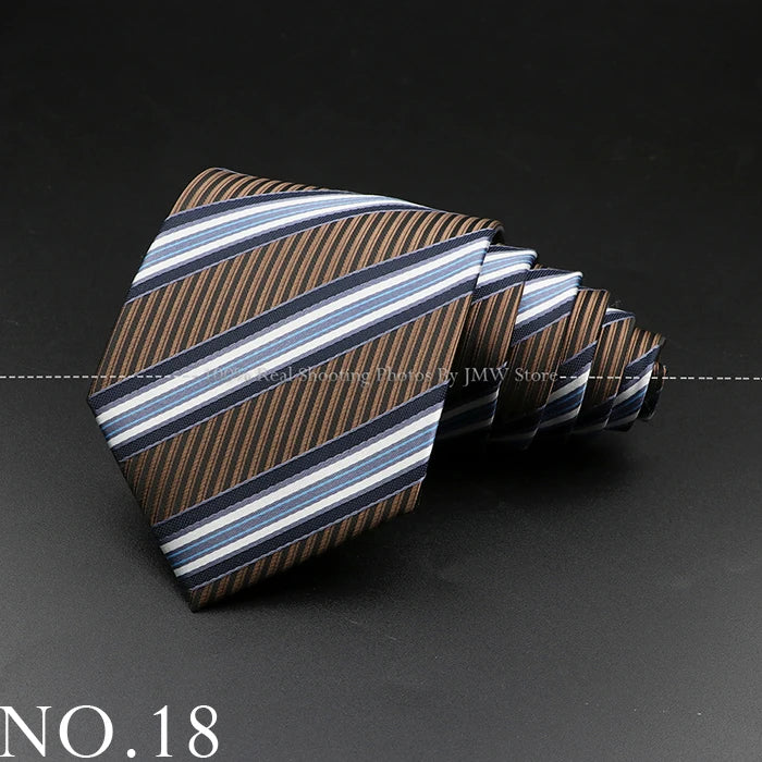 Men’s Brown Tie Collection – Solid, Striped, Paisley & Floral Designs