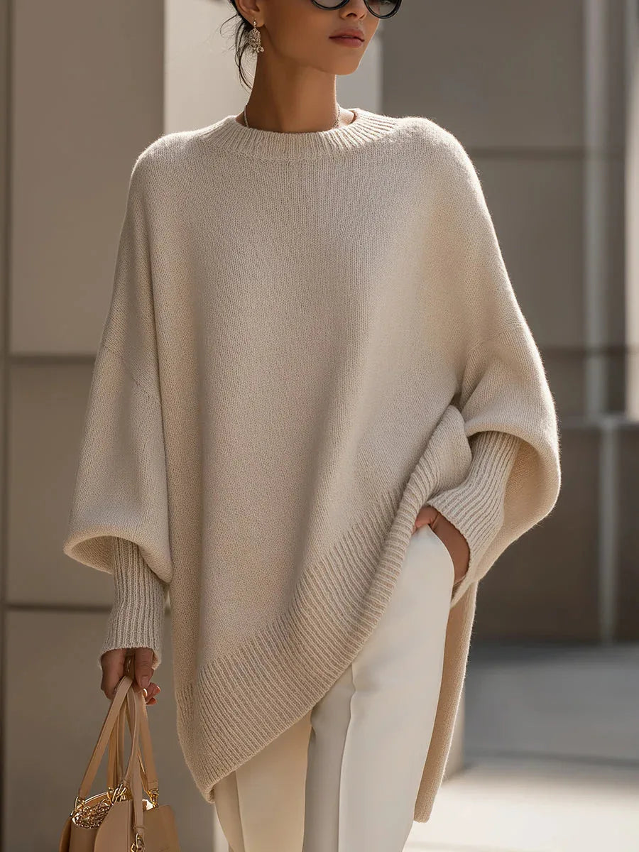 Women's Relaxed-Fit Knit Pullover sweater