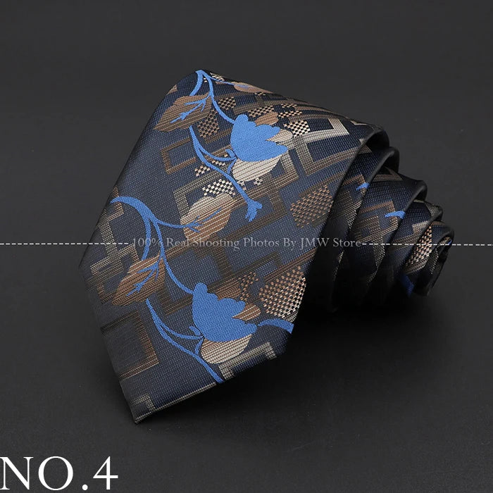 Men’s Brown Tie Collection – Solid, Striped, Paisley & Floral Designs