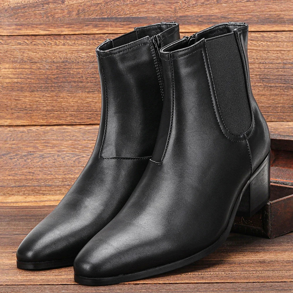 Men's Height-Increasing Chelsea Boots