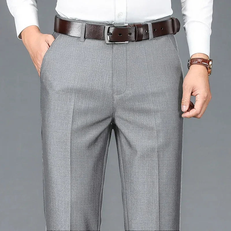 Men's Straight-Leg Business Pants