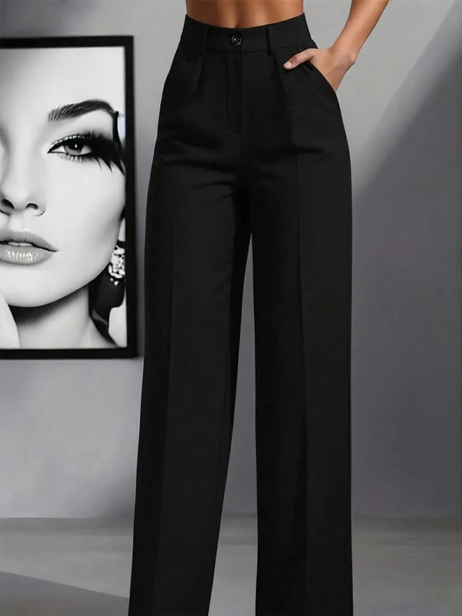 High-Waist Wide-leg Trousers for Women