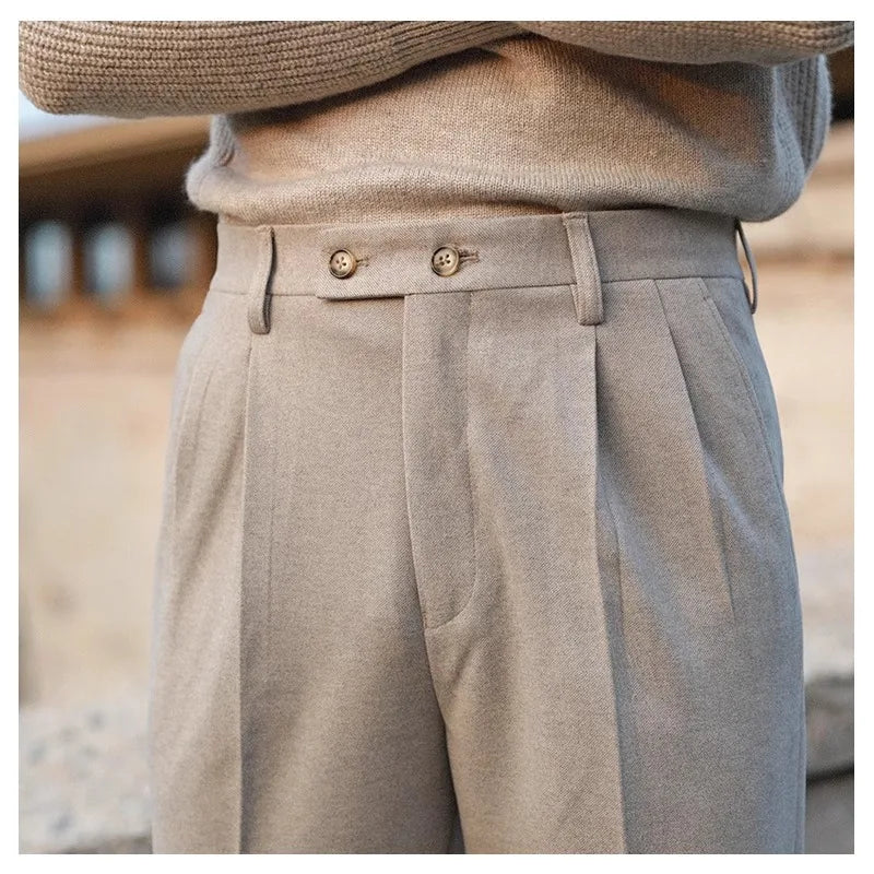 Men's Slim Fit Business Dress Pants