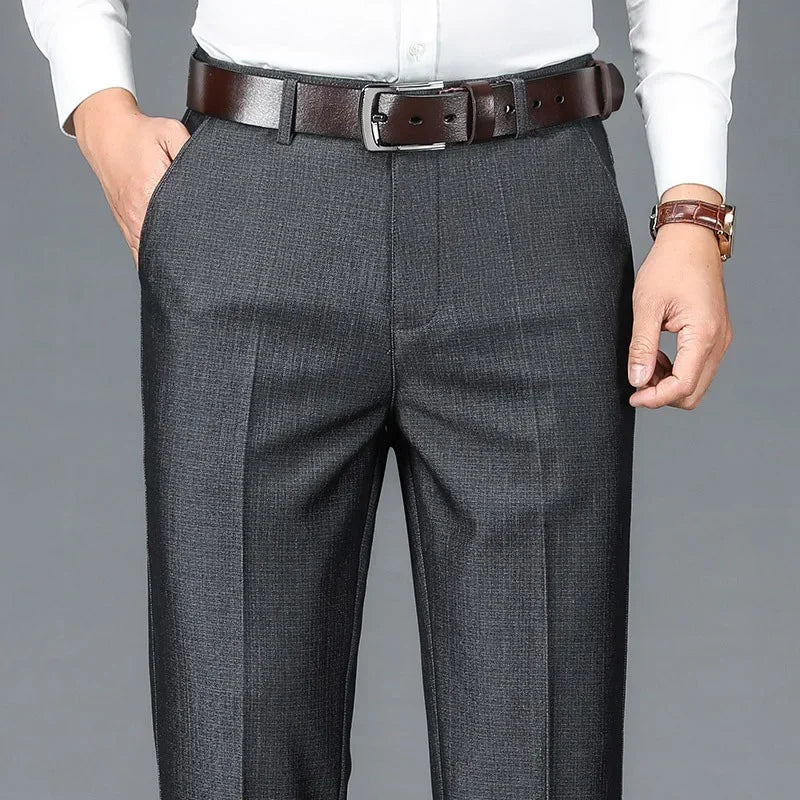 Men's Straight-Leg Business Pants