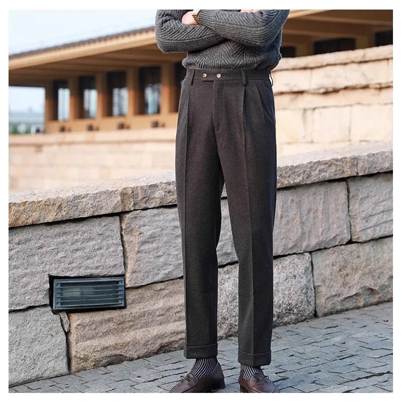 Men's Slim Fit Business Dress Pants