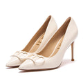 Women's Beige Business Heels