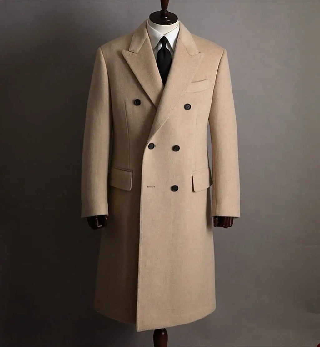 Men's Wool Blend Overcoat