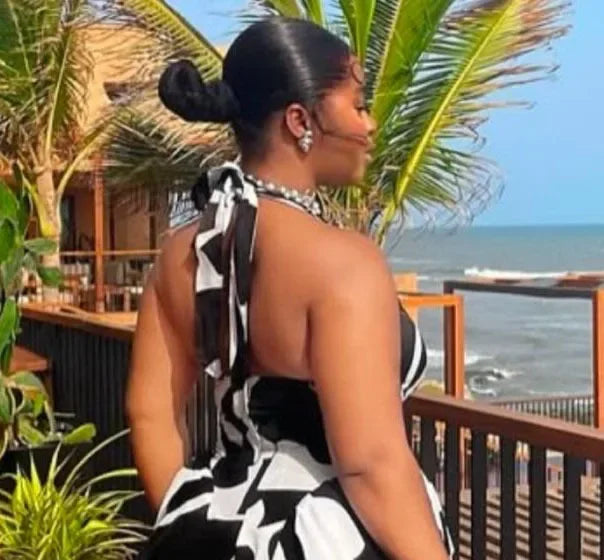 African Print Off-Shoulder Midi Dress