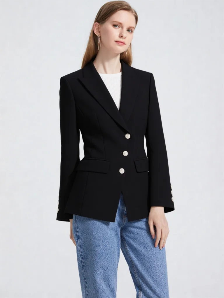 Elegant Tailored Women's Suit Blazer - Office &Formal wear