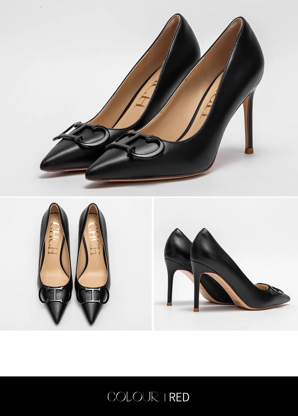 Women's Beige Business Heels