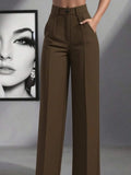High-Waist Wide-leg Trousers for Women