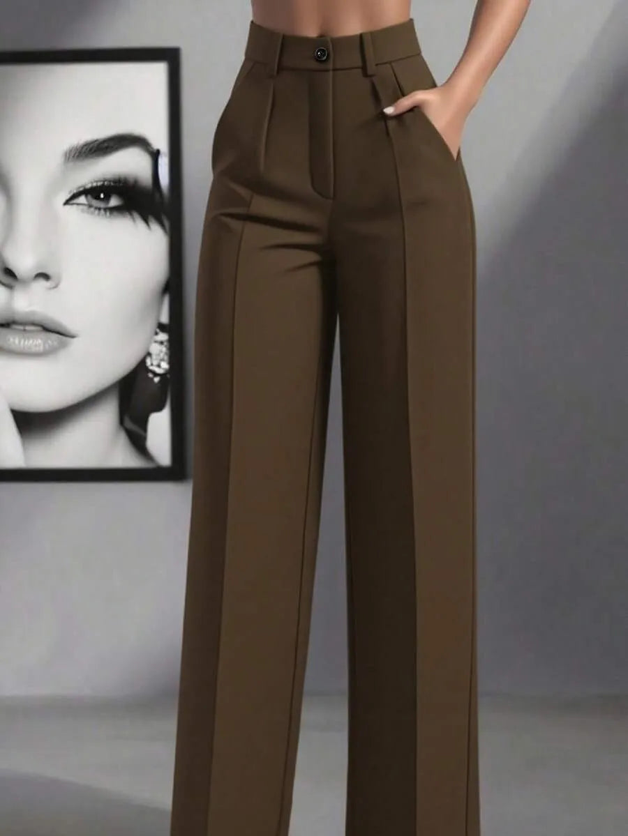 High-Waist Wide-leg Trousers for Women