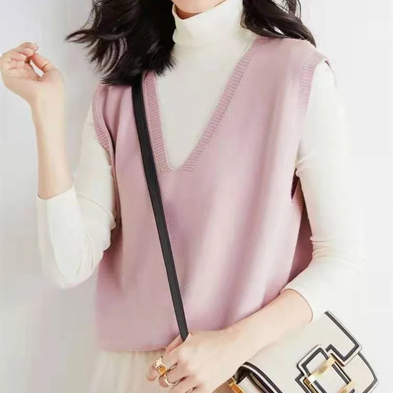 Lightweight Knitted sweater Vest for Women