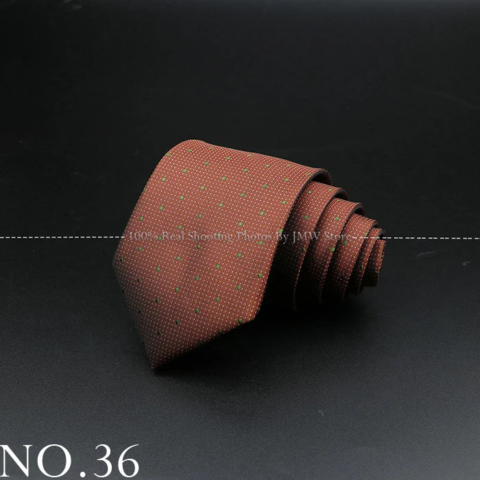 Men’s Brown Tie Collection – Solid, Striped, Paisley & Floral Designs