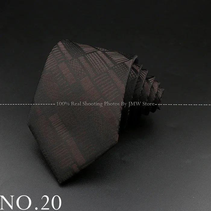 Men’s Brown Tie Collection – Solid, Striped, Paisley & Floral Designs