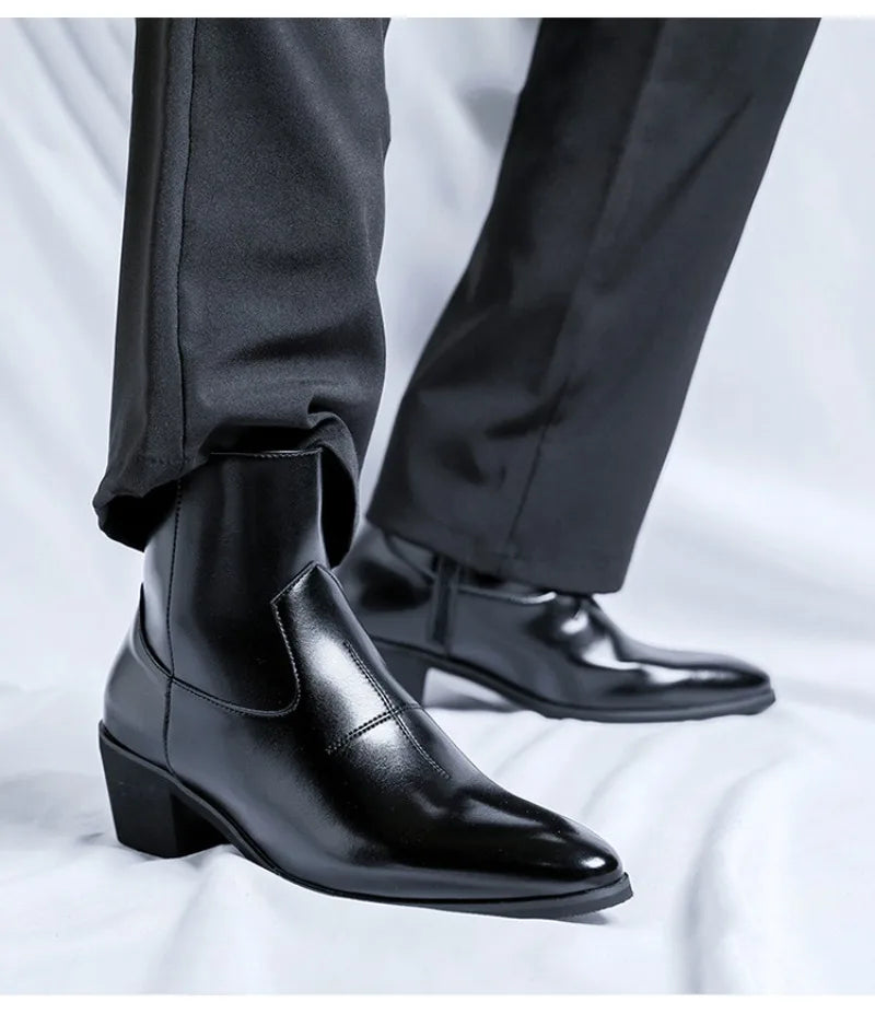 Men's Leather Chelsea Boots