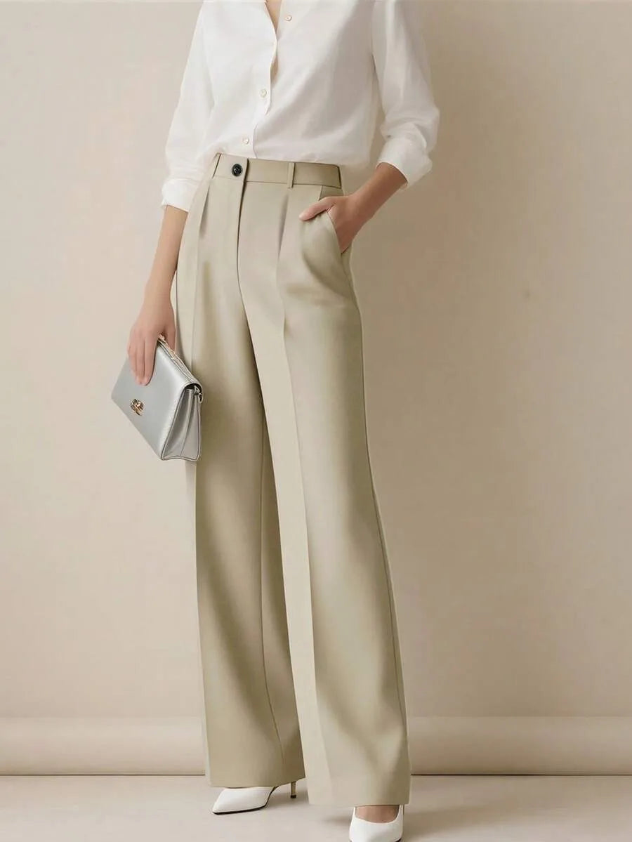 High-Waist Wide-leg Trousers for Women