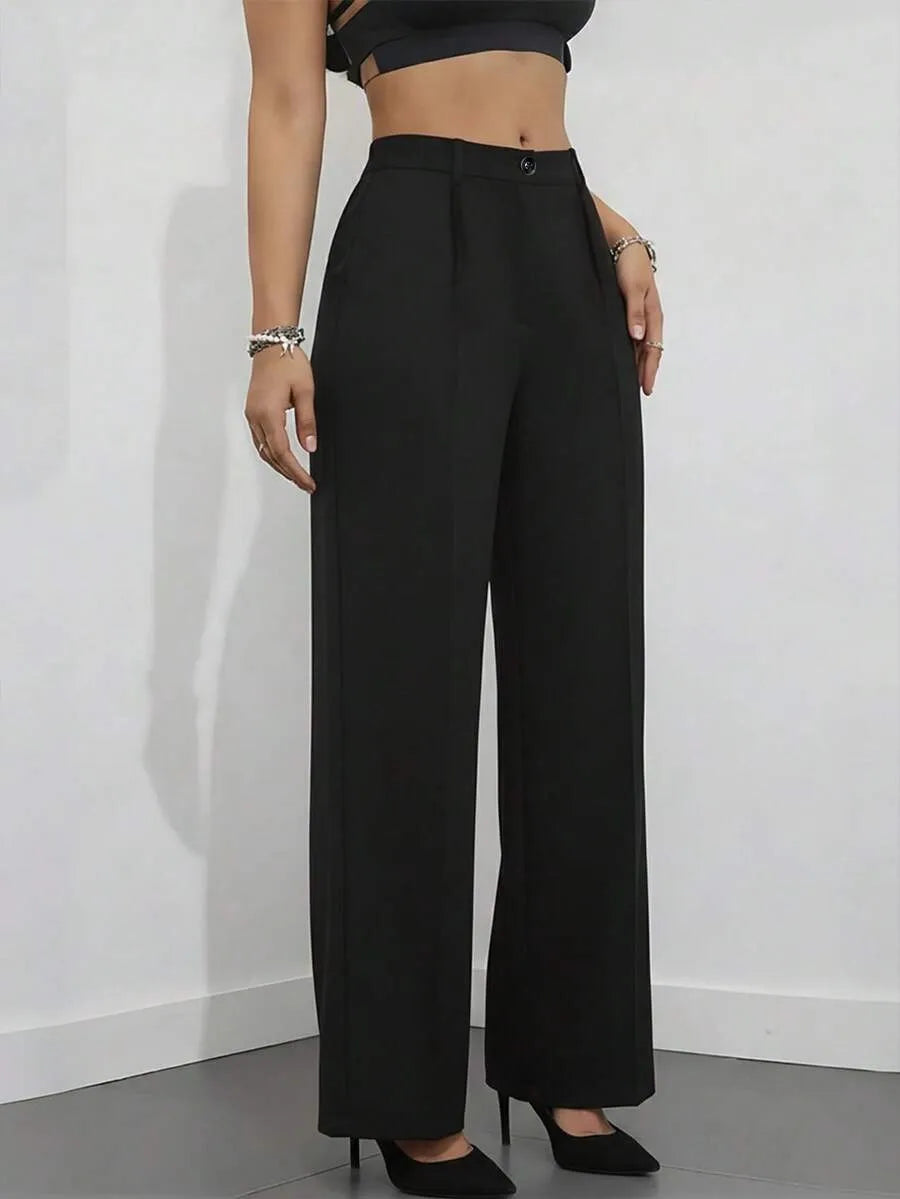 High-Waist Wide-leg Trousers for Women