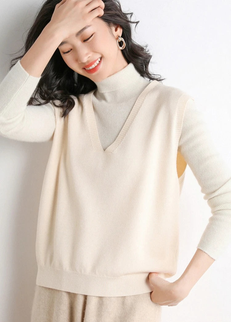 Lightweight Knitted sweater Vest for Women