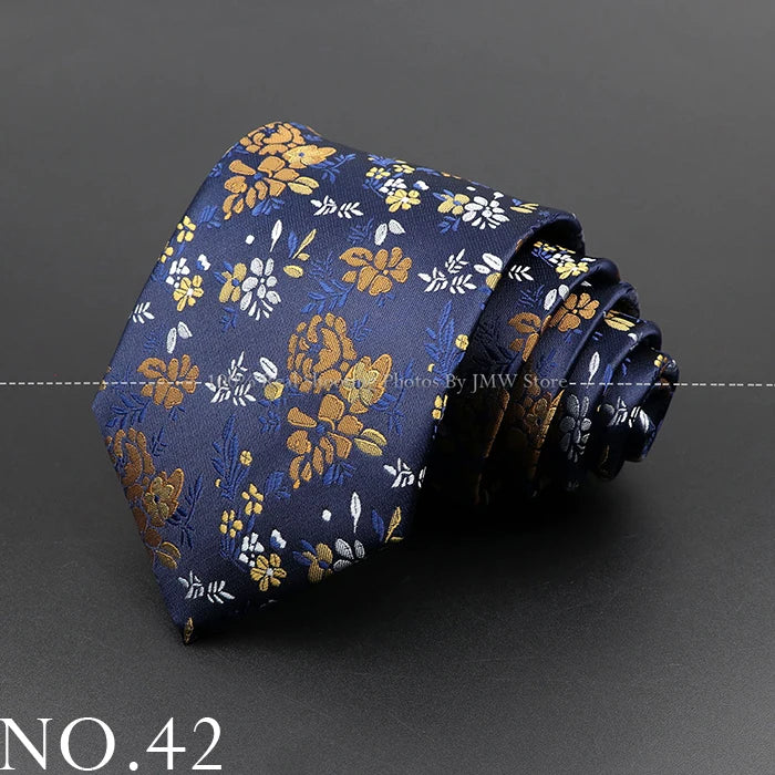 Men’s Brown Tie Collection – Solid, Striped, Paisley & Floral Designs