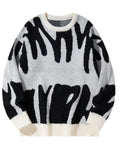 Men’s Jacquard Knit Pullover Sweater