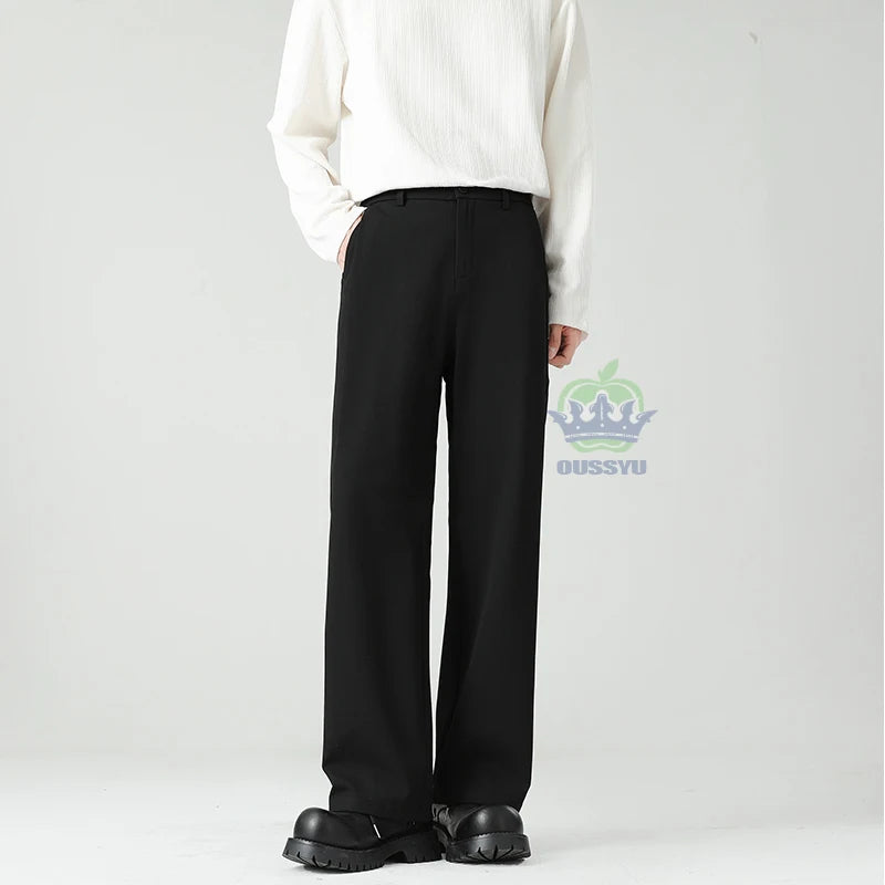 Men’s Relaxed-Fit Business Casual Trousers