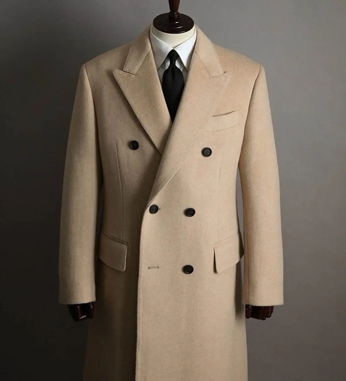 Men's Wool Blend Overcoat