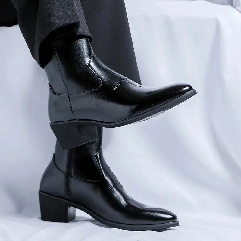 Men's Leather Chelsea Boots