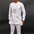 Traditional-Men's two-Piece Set-Modern Classic style