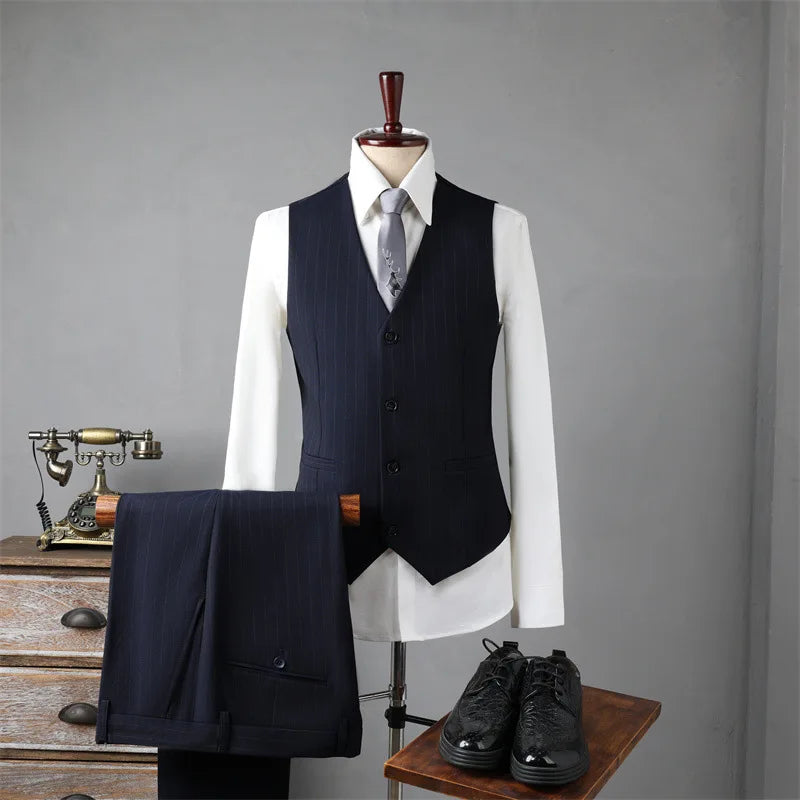 Men’s Slim-Fit V-Neck Suit Vest