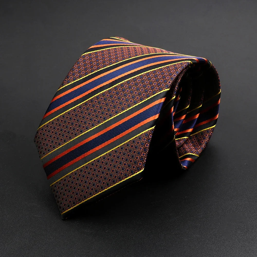 Men’s Brown Tie Collection – Solid, Striped, Paisley & Floral Designs