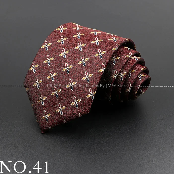 Men’s Brown Tie Collection – Solid, Striped, Paisley & Floral Designs
