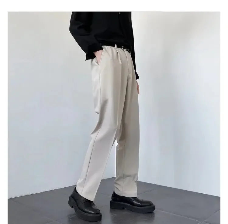 Men's Straight-Leg casual Trousers-Modern Fit