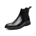 Men's Brown-Black Chelsea Boots