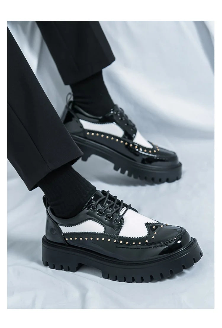 Men's Leather Oxford Dress Shoes