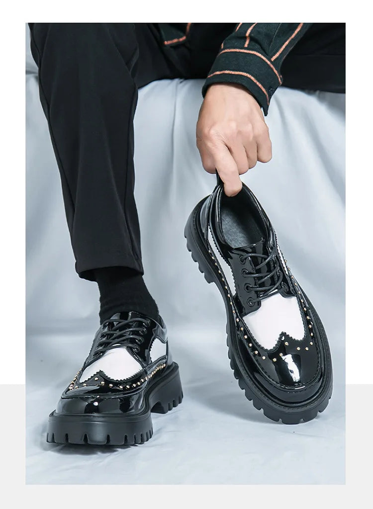 Men's Leather Oxford Dress Shoes