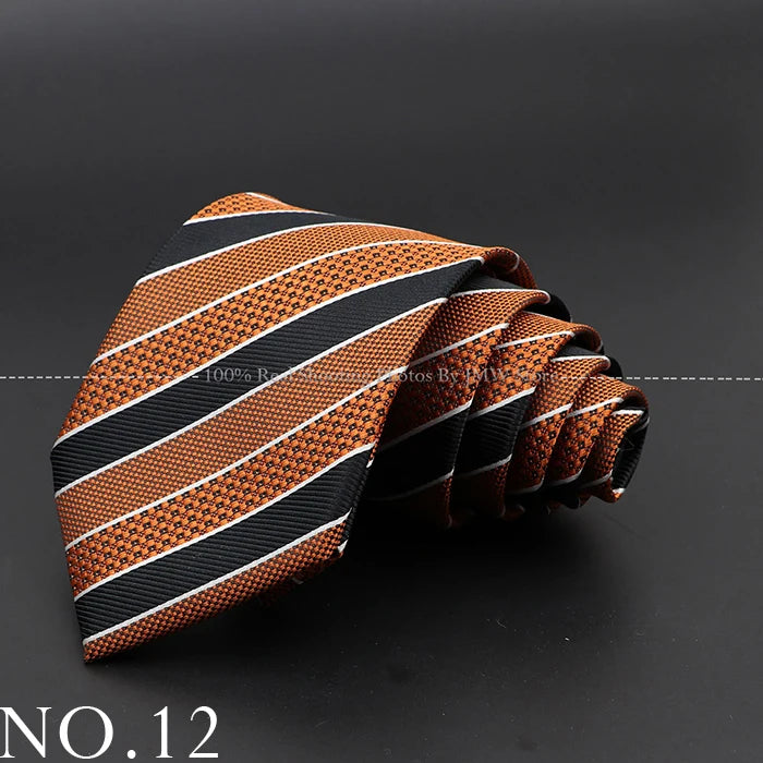 Men’s Brown Tie Collection – Solid, Striped, Paisley & Floral Designs