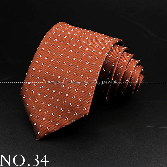 Men’s Brown Tie Collection – Solid, Striped, Paisley & Floral Designs