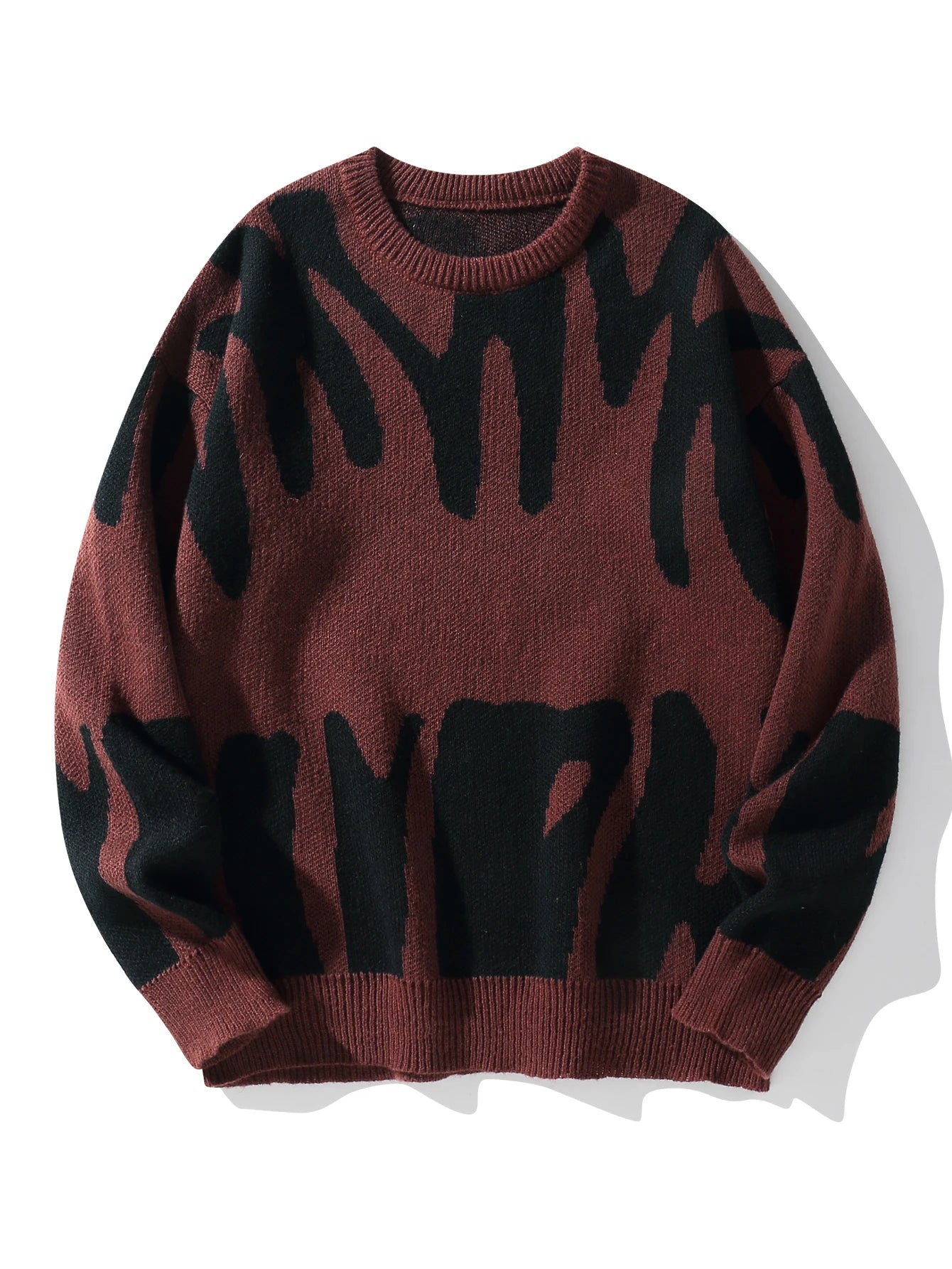 Men’s Jacquard Knit Pullover Sweater