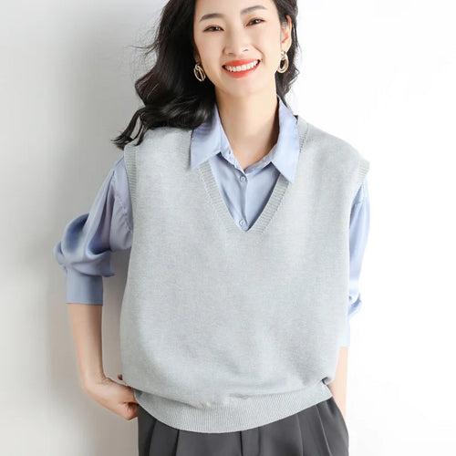 Lightweight Knitted sweater Vest for Women