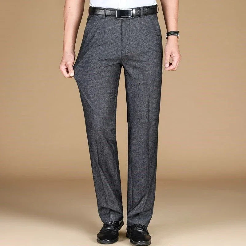 Men's Straight-Leg Business Pants