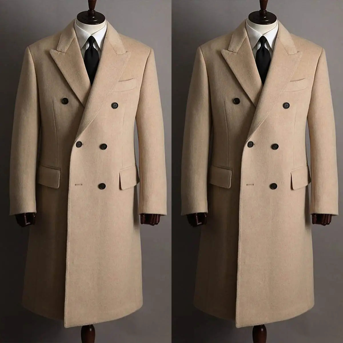 Men's Wool Blend Overcoat