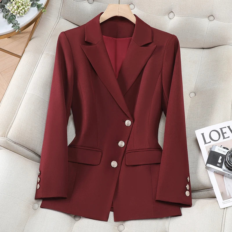 Elegant Tailored Women's Suit Blazer - Office &Formal wear