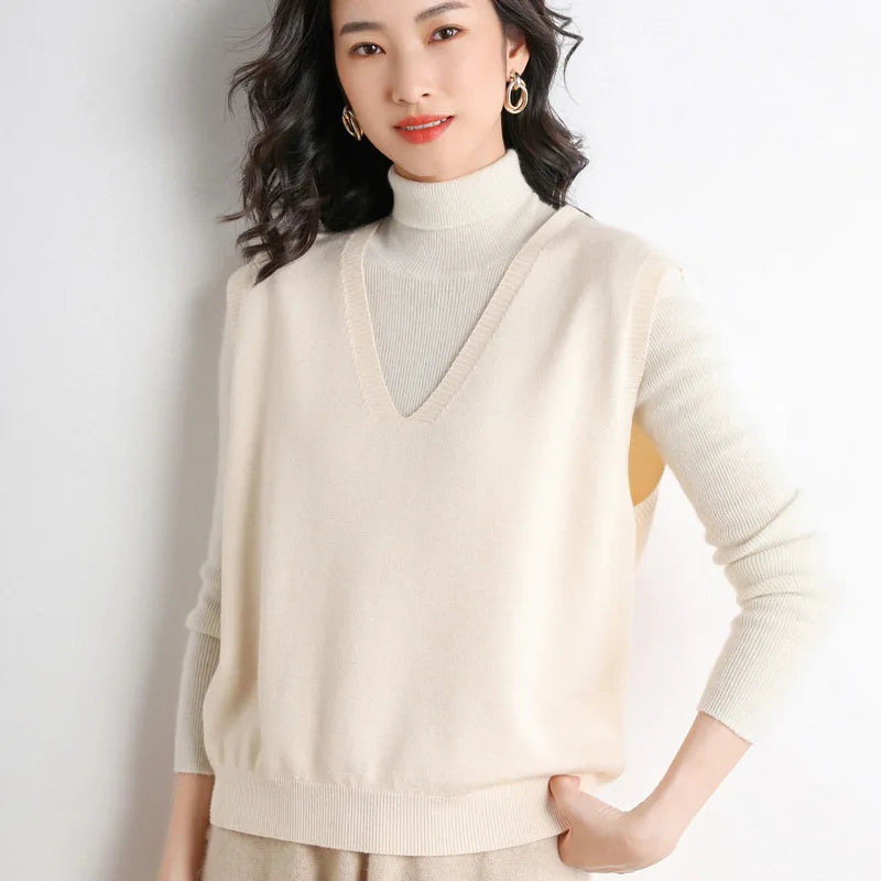 Lightweight Knitted sweater Vest for Women