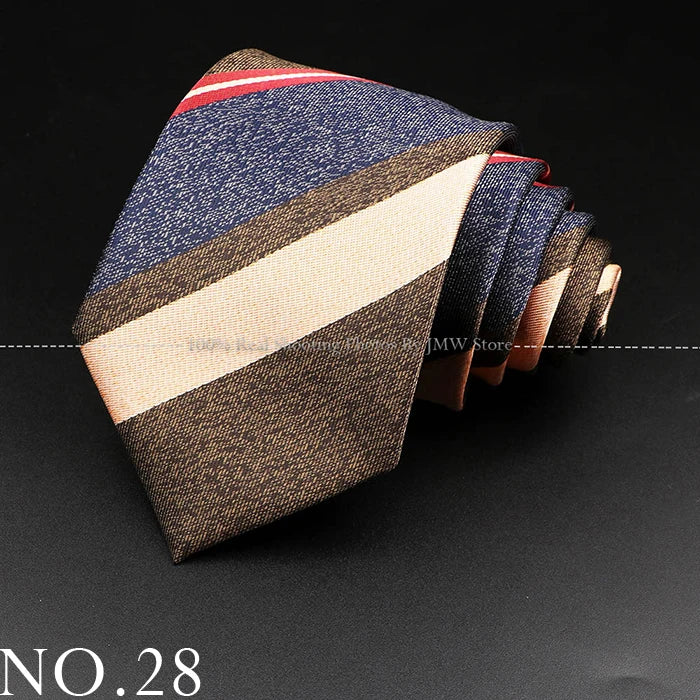 Men’s Brown Tie Collection – Solid, Striped, Paisley & Floral Designs