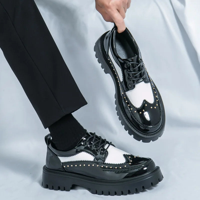 Men's Leather Oxford Dress Shoes