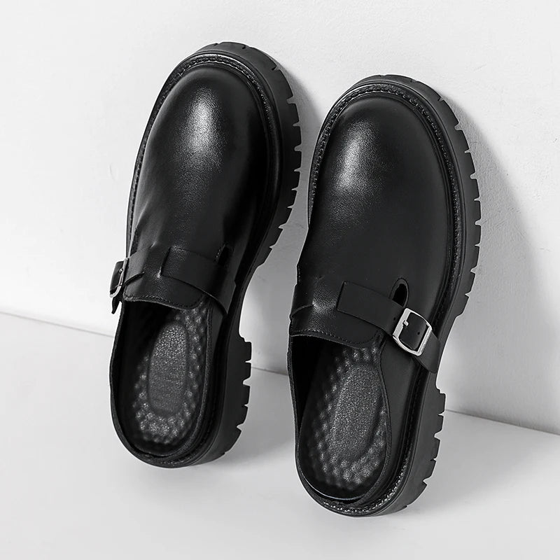Men's Leather Slip-On Casual Shoes