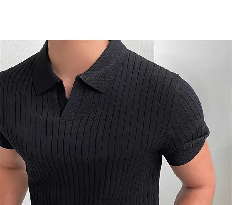 Men’s Slim-Fit Performance Polo Shirt – Breathable & Quick-Dry