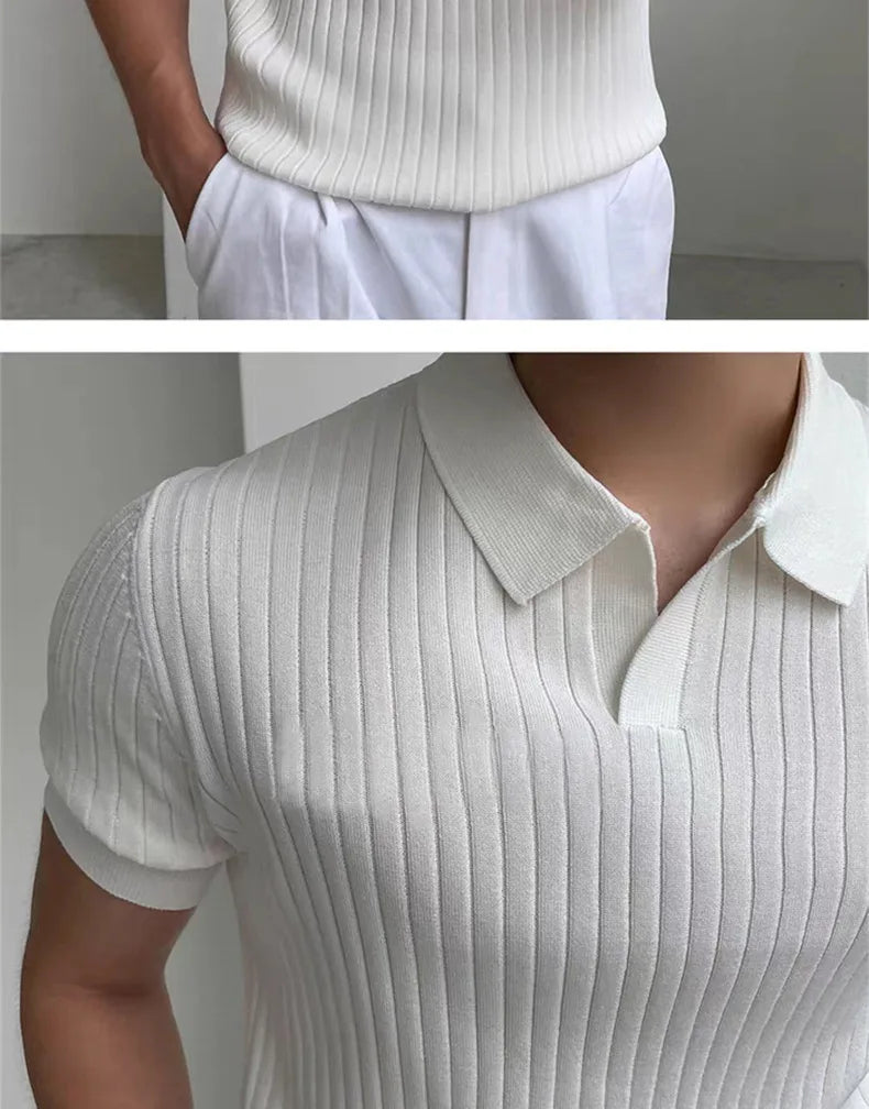 Men’s Slim-Fit Performance Polo Shirt – Breathable & Quick-Dry